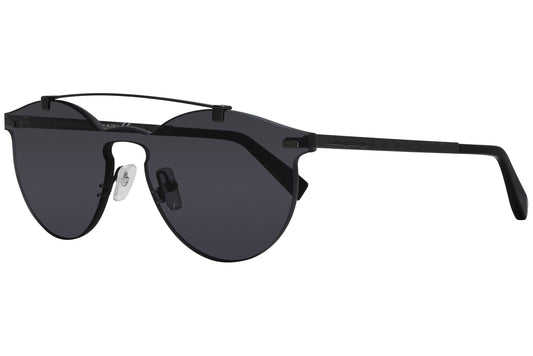 Ermenegildo Zegna Aviator Black Sunglasses Model: EZ0069-20A Side View