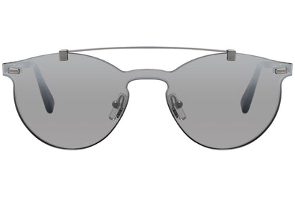 Ermenegildo Zegna Aviator Silver Sunglasses Model: EZ0069-20C Front View