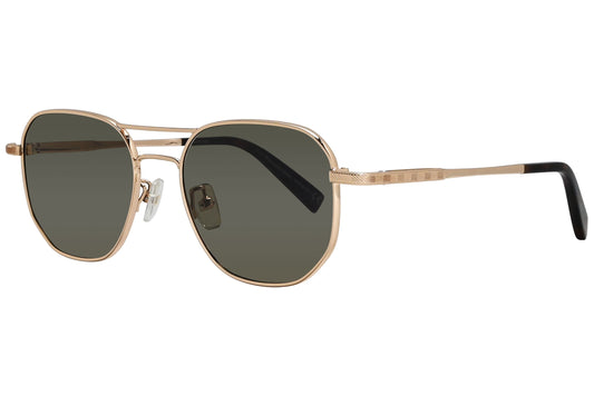 Ermenegildo Zegna Geometric Gold Sunglasses Model: EZ0093-D-28N Side View