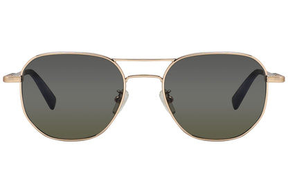 Ermenegildo Zegna Geometric Gold Sunglasses Model: EZ0093-D-28N Front View