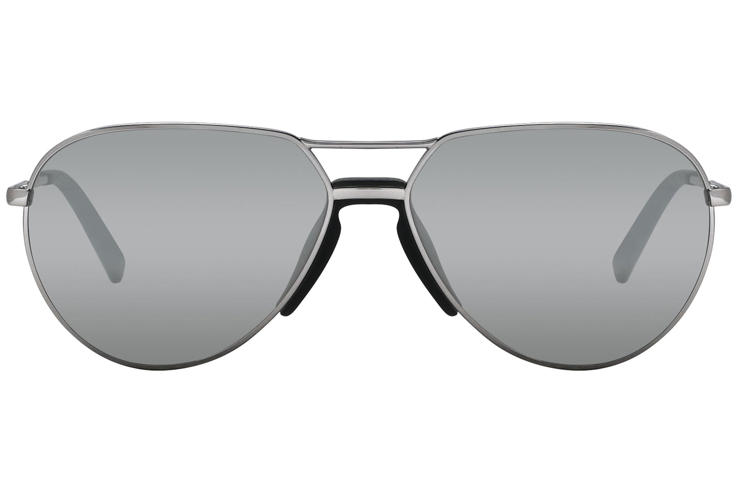 Ermenegildo Zegna Aviator Silver Sunglasses Model: EZ0096-14C Front View