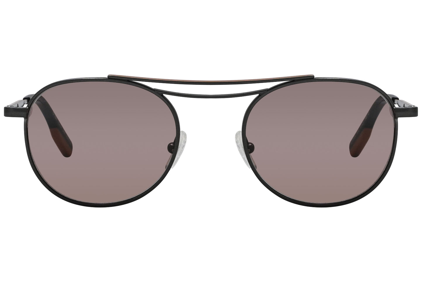 Ermenegildo Zegna Aviator Black Sunglasses Model: EZ0104-08E Front View