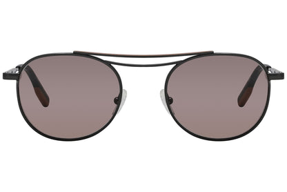 Ermenegildo Zegna Aviator Black Sunglasses Model: EZ0104-08E Front View