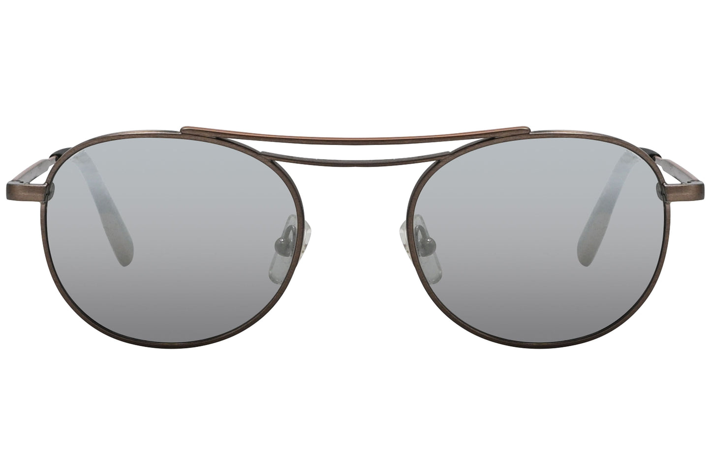 Ermenegildo Zegna Round Bronze Sunglasses Model: EZ0104-35V Front View