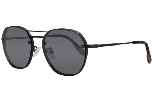 Ermenegildo Zegna Geometric Titanium Sunglasses Model: EZ0105-F-TITANIUM-08C Side View