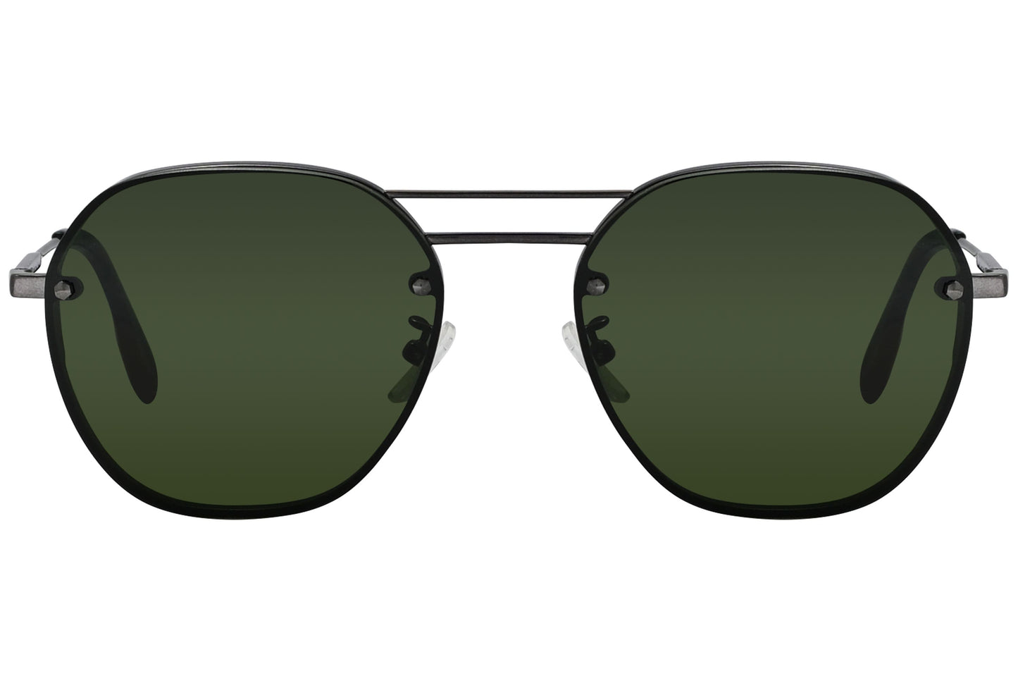 Ermenegildo Zegna Geometric Titanium Sunglasses Model: EZ0105-F-TITANIUM-08N Front View