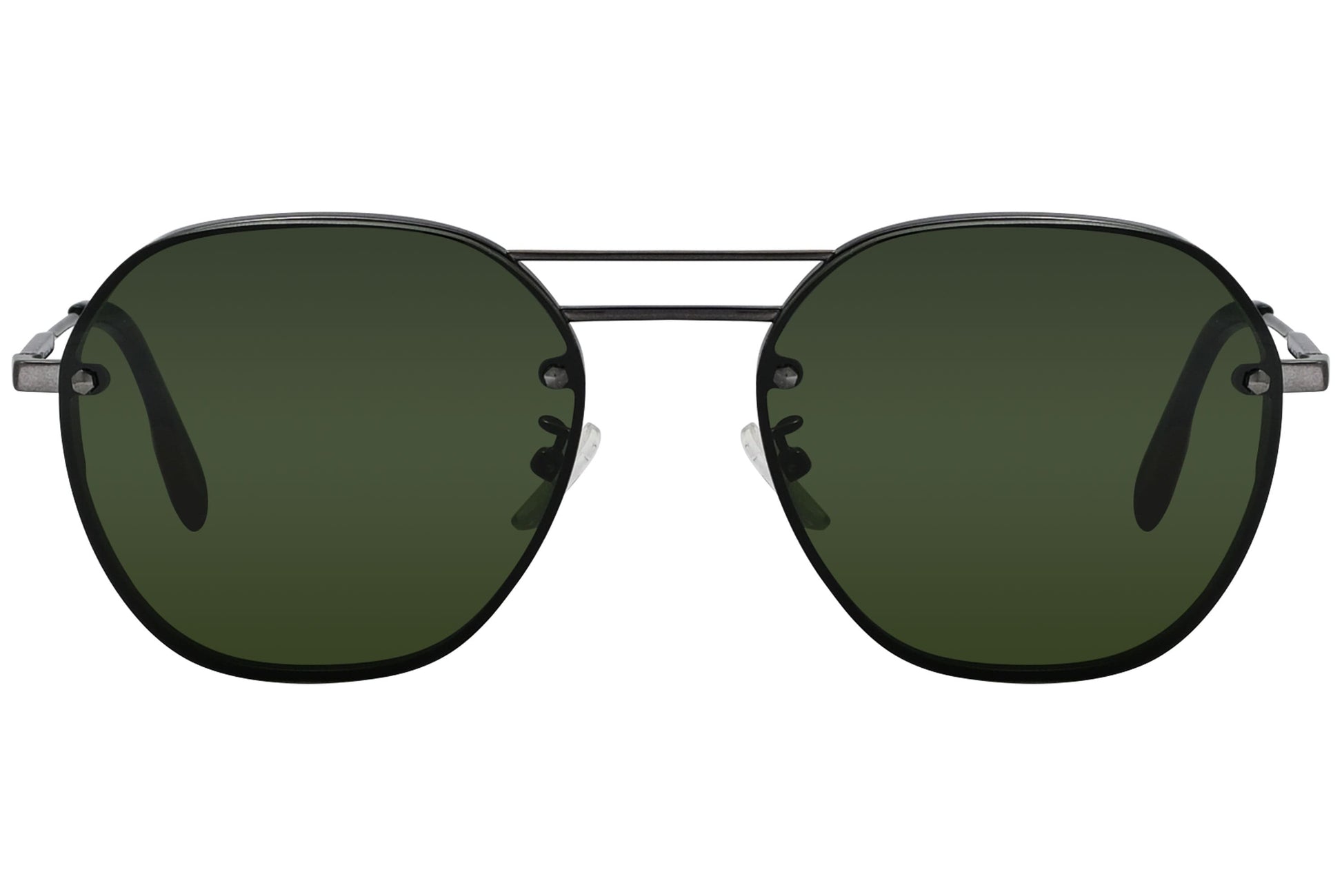 Ermenegildo Zegna Geometric Titanium Sunglasses Model: EZ0105-F-TITANIUM-08N Front View