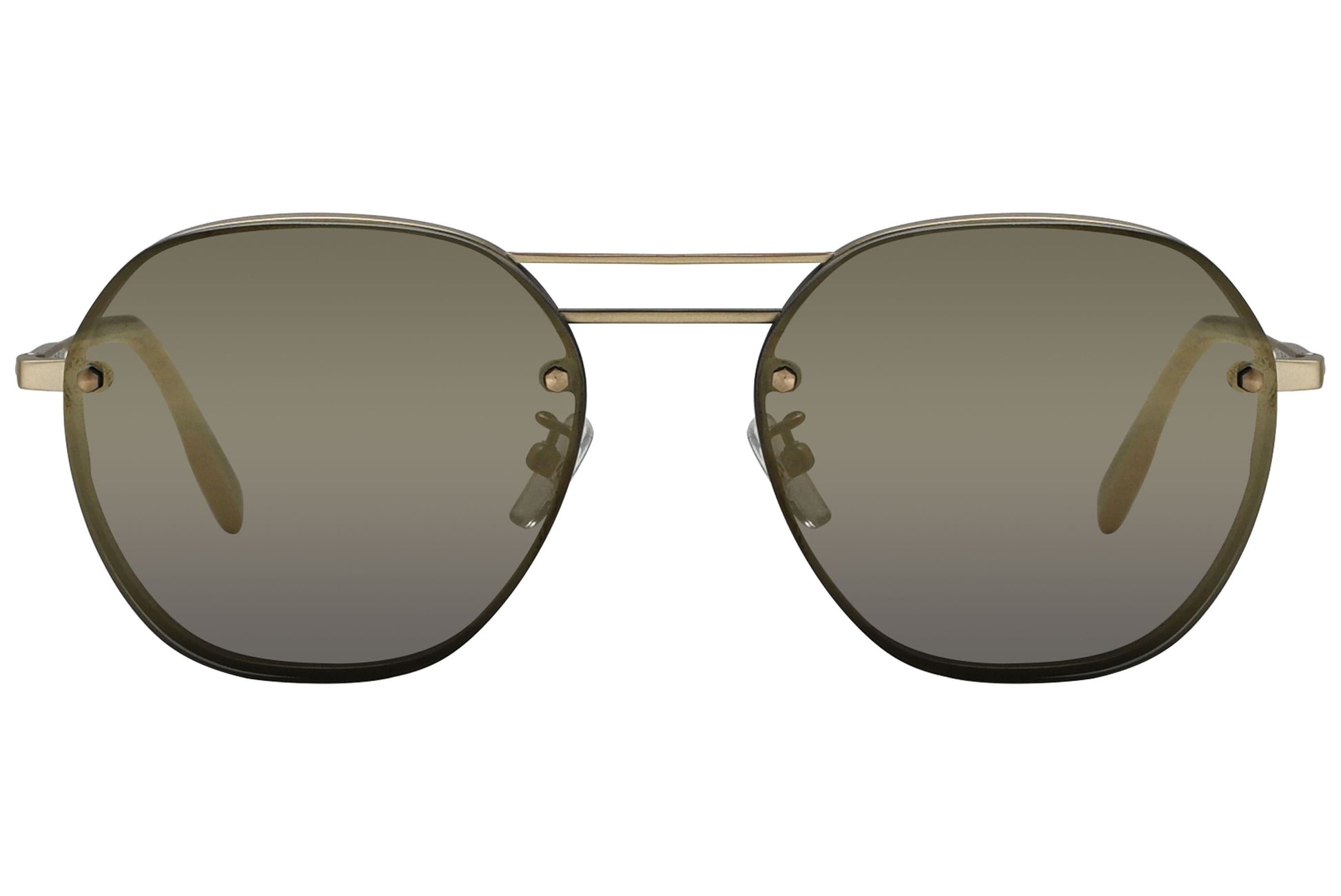 Ermenegildo Zegna Geometric Titanium Sunglasses Model: EZ0105-F-TITANIUM-32C Front View