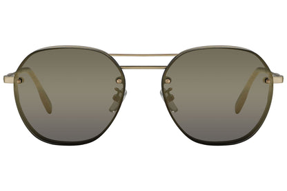 Ermenegildo Zegna Geometric Titanium Sunglasses Model: EZ0105-F-TITANIUM-32C Front View