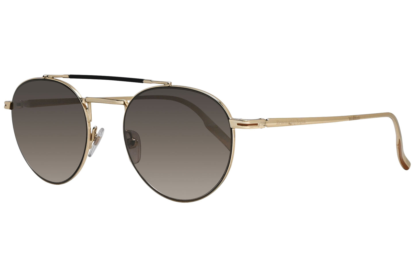 Ermenegildo Zegna Aviator Gold Sunglasses Model: EZ0140-30G Side View