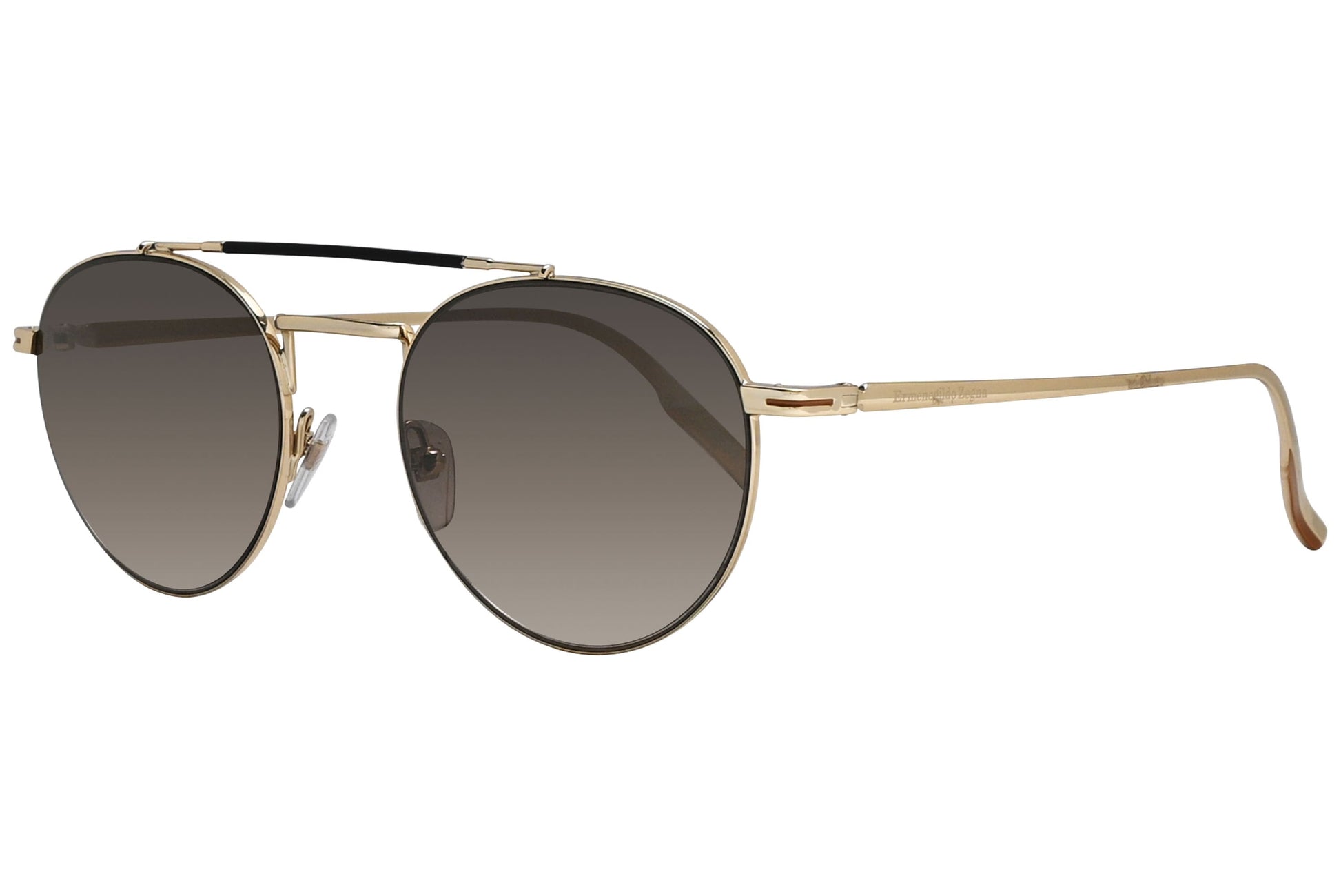 Ermenegildo Zegna Aviator Gold Sunglasses Model: EZ0140-30G Side View