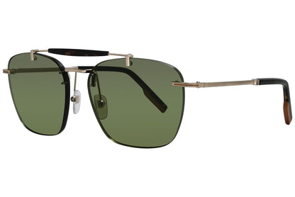 Ermenegildo Zegna Aviator Green Sunglasses Model: EZ0155-32N Side View