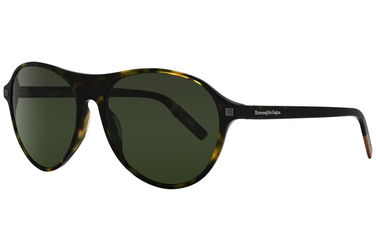 Ermenegildo Zegna Aviator Tortoise Sunglasses Model: EZ0168-52N Side View