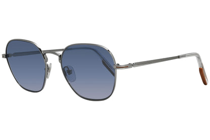 Ermenegildo Zegna Geometric Silver Sunglasses Model: EZ0174-16X Side View