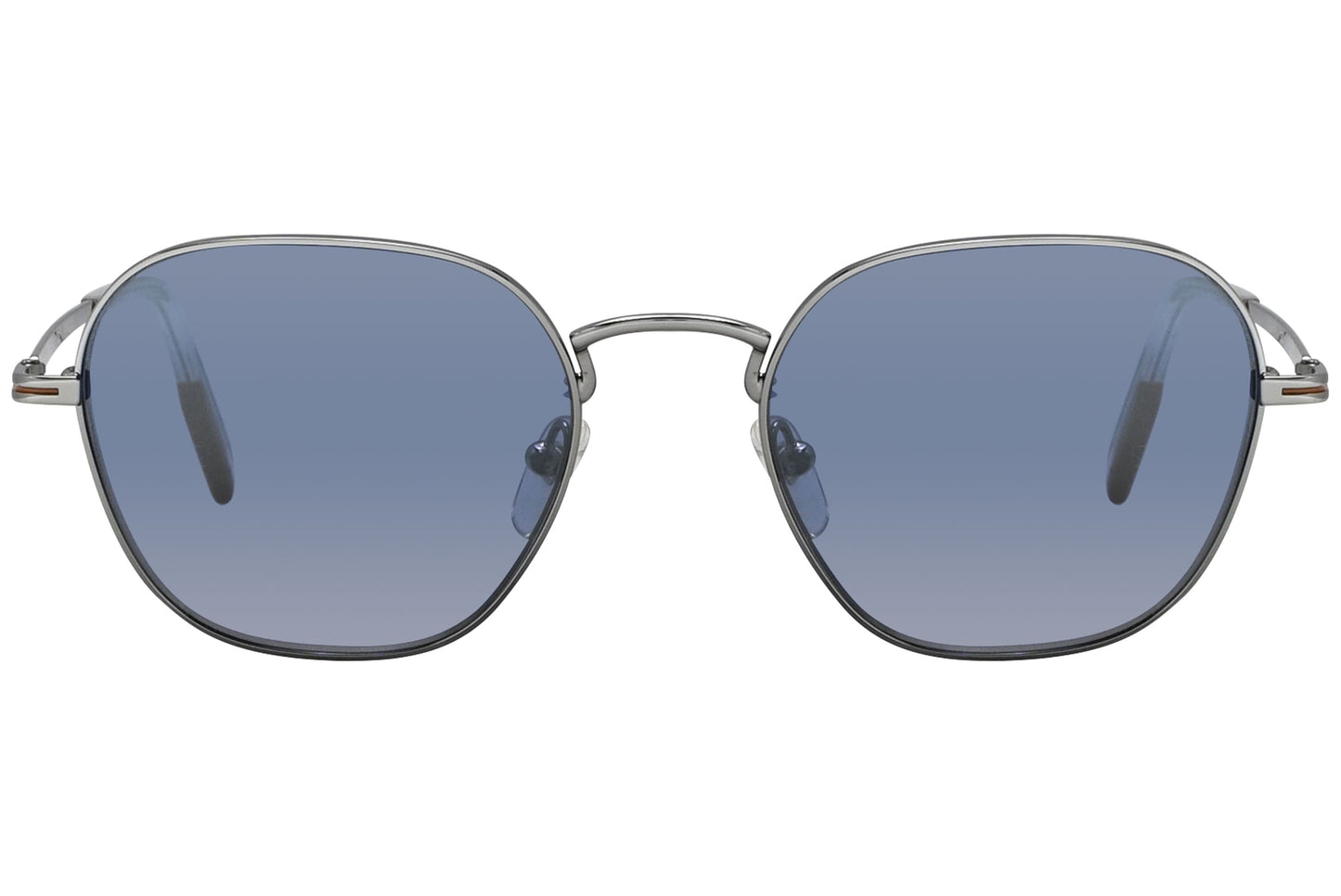 Ermenegildo Zegna Geometric Silver Sunglasses Model: EZ0174-16X Front View