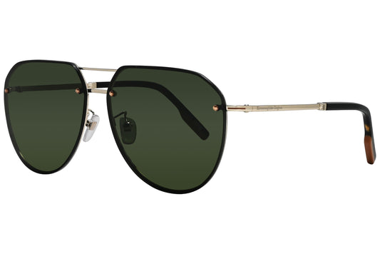 Ermenegildo Zegna Aviator Gold Sunglasses Model: EZ0179-D-32N Side View